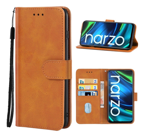 Leather Case For Oppo Realme Narzo 30 5g