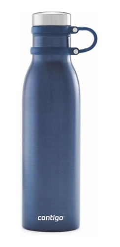 Botella Térmica Contigo Inoxidable Azul Mar Ancha Rosca 