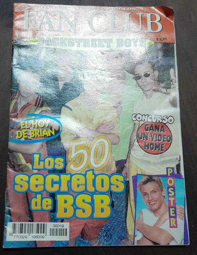 Revista ** Fan Club Backstreet Boys ** Año 1998 (Usado)