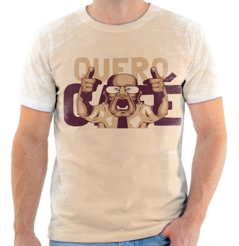 Camiseta Camisa Personalizada Meme Quero Café 1