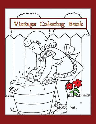 Libro Vintage Coloring Book: Vintage Drawings From 1944 -...