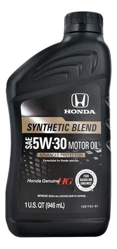 Aceite De Motor Honda Semi-sintetico 5w-30w
