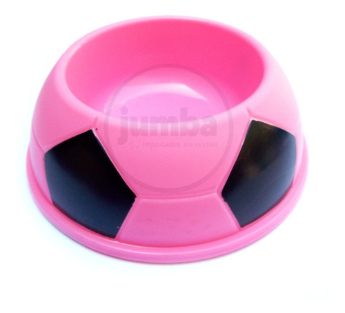 Imagen 3 de 4 de Comedero Para Perros Gatos Involcable Perro Gato Futbol
