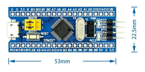Placa De Desenvolvimento Arm Stm32 Stm32f103c8t6