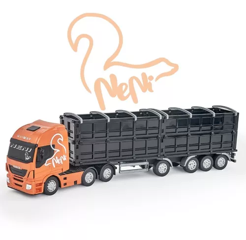 PHD BRINQUEDOS  Miniatura Iveco Hi Way Graneleira Usual