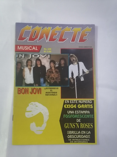 Bon Jovi Revista Conecte Reportaje Auditorio Nacional 1993