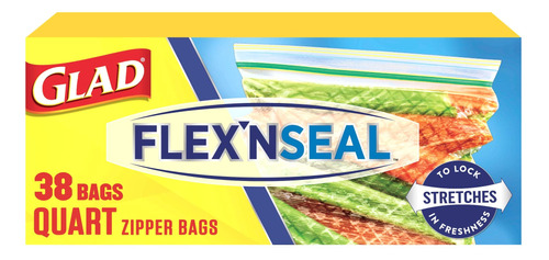 Glad Flexn Seal Bolsas De Plástico Para Almacenamiento De .