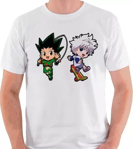 Camiseta Hunter Leorio H22 Gon Anime Killua Camisa Blusa