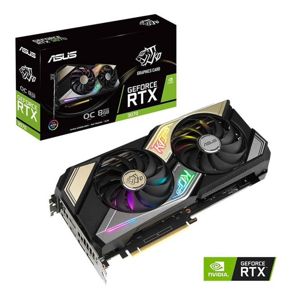 Nvidia Asus Rtx 3070 Ko Oc 8gb Gddr6x Rgb Entrega Inmediata! | Mercado