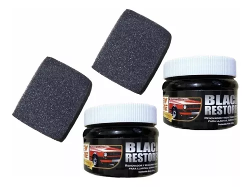 Pintura Restaurador Para Bumper De Carro Plasticos Negros Kit