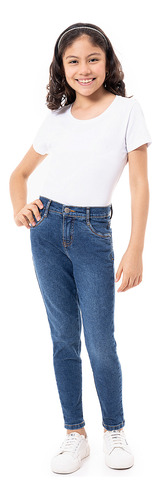 Pantalon Clasico Denim Stretch Niña Yumemi