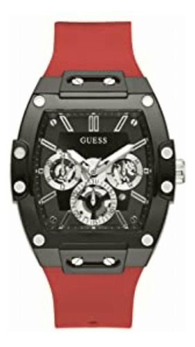 Reloj Guess Phoenix Para Caballero Gw0203g4 Rojo