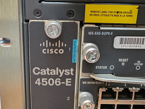 Switch Cisco Catalyst 4506-e Ws-x45-sup8-e Ws-x4748-rj45-e (Usado)