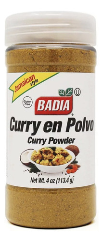 Curry En Polvo 113,4grs Badia Especial