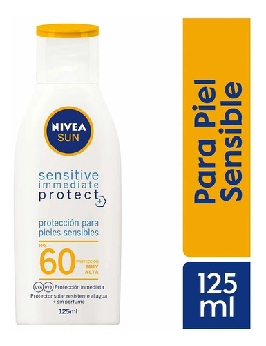 Nivea Sun Sensitive Inmediate Protect Fps60 125ml