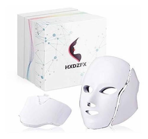 7 Led Skin Care Mask For Face And Neck Skin Rejuvenation Lig