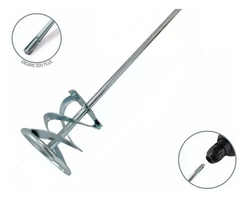 Pintura de mortero de yeso Whisk Sds Quick Connect para perforadora, 0 V