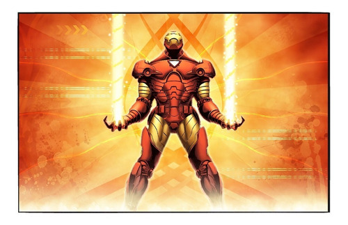 Cuadro De Iron Man # 11 Ch