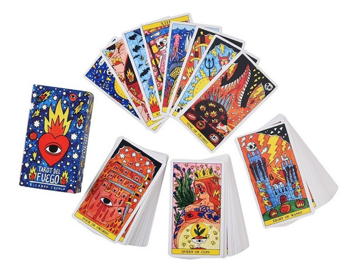 Cartas Tarot De Fuego *78 Cartas* Arcanos Mayores Y Menores