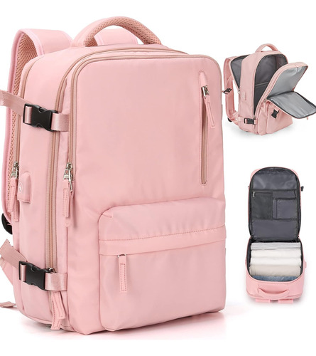 Mochila De Viaje Avion Vgcub Rosa