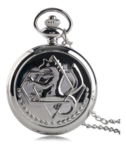 Relógio De Bolso Fullmetal Alchemist Edward Elric Federal