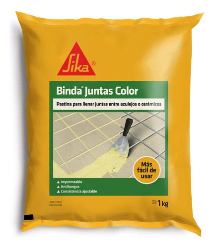 Pastina Binda Juntas Sika 17 Colores Cerámicas X 5 Kg Sika