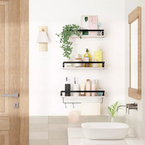 3 Repisas Flotantes Madera Minimalista Muebles Hogar Decorar