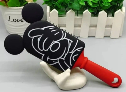 Imagen 1 de 7 de Cepillo De Mickey Y Minnie Mouse Importado Para El Cabello