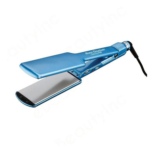 Planchita de pelo BaByliss PRO 3074 azul con placas de titanio 110V/220V (Bivolt)