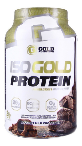 Imagen 1 de 8 de Iso Gold Protein 2lb Isolatada Hidrolizada Gold Nutrition