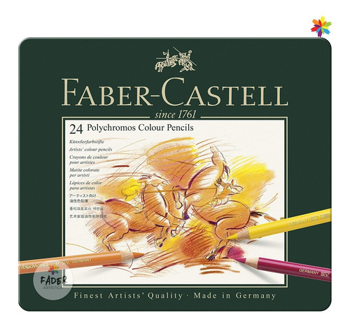 Lapices Polychromos Faber Castell X 24. Barrio Norte..