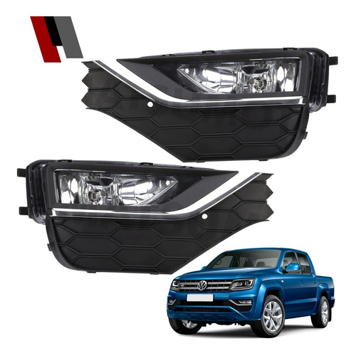 Neblineros Amarok 2017 - 2019 + Luces Led