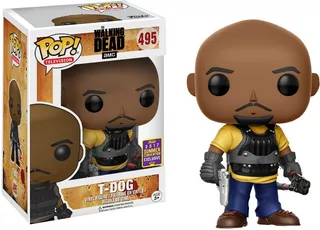 Funko Pop T-dog #495 The Walking Dead Sdcc 2017 Summer