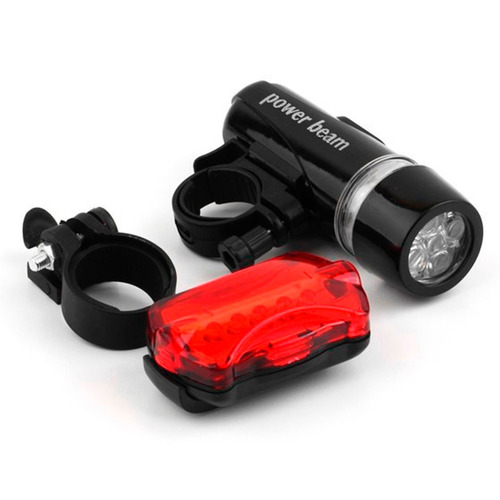 Set Luces Led Para Bicicleta Frontal Trasera Mvdsport