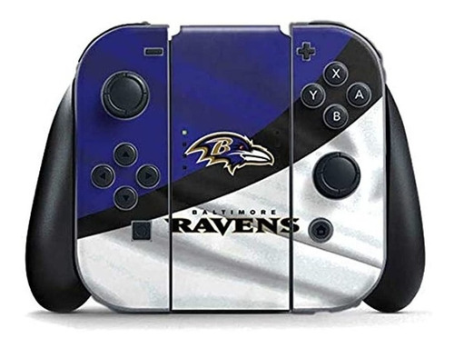 Baltimore Ravens Nintendo Switch Joycon Controlador Skin Bal