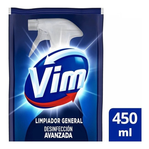 Limpiador Liquido Vim Desinfección Avanzada Doypack 450 Ml