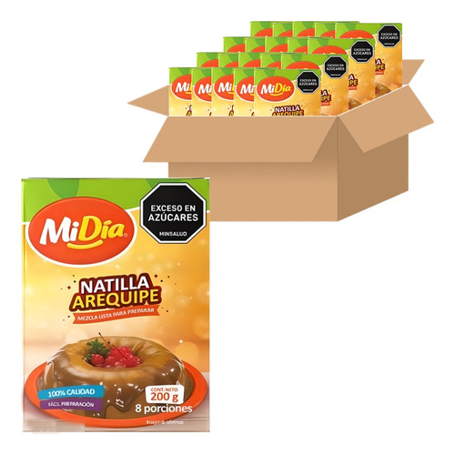 Harina Mezcla Para Natilla De Arequipe Mi Día 200 G X 20 Uds