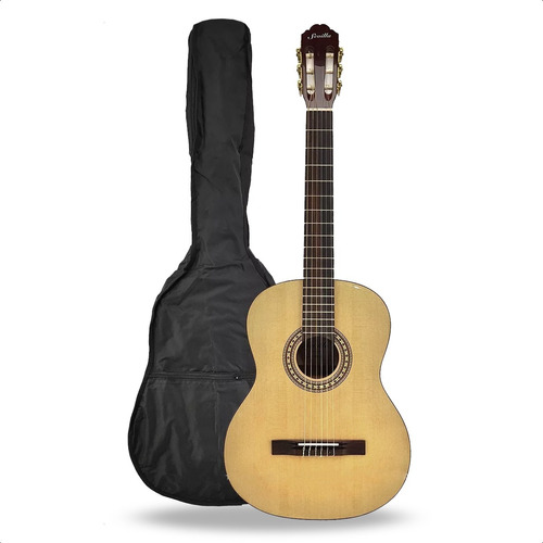 Guitarra Criolla Clasica Concierto Maciza Gp Concert Black