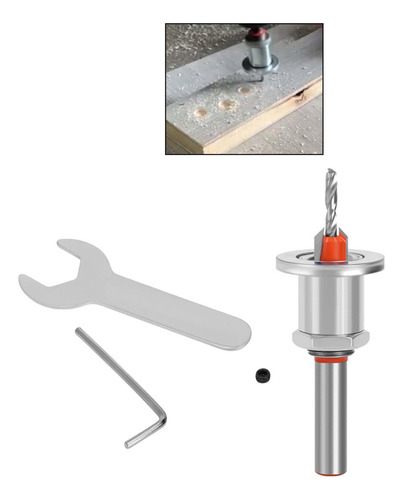 Avellanador De Broca Para Carpintería, Altura 4 Mm