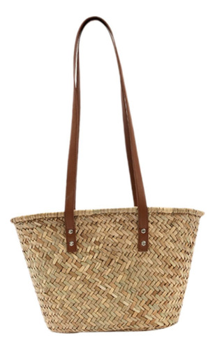 Bolso Tejido Bolso Sólido Bolso De Mano Elegante, Para