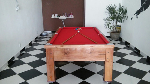 Mesa De Sinuca Bilhar Snooker Cinuca Ficha Pedra Bar