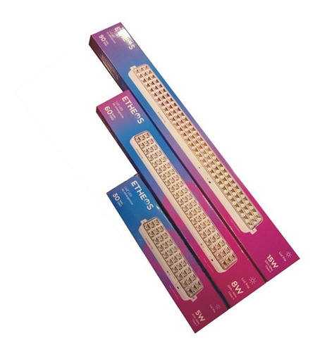 Luz De Emergencia Etheos 30 Led Recargable bateria con Cable 220v