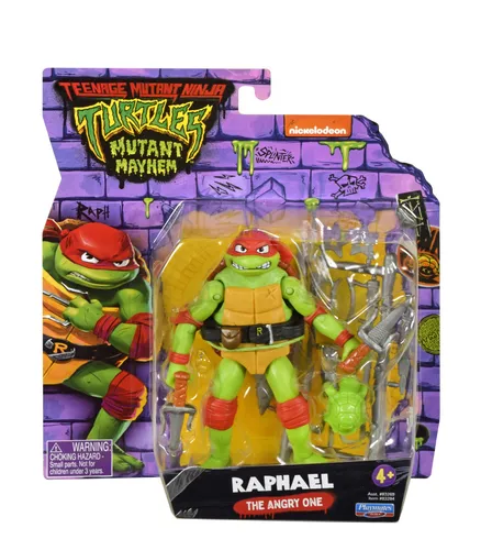 Teenage Mutant Ninja Turtles: Figura gigante clásica original de Rafael de  12 pulgadas por Playmates Toys