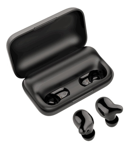 Imagen 1 de 2 de Auriculares in-ear gamer inalámbricos Haylou T Series T15 negro