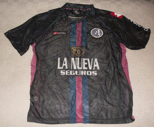 Camiseta De San Lorenzo 2011 Negra Marca Lotto, Talle M