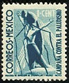Sello Correo Mexico Campaña Contra El Paludismo 1939