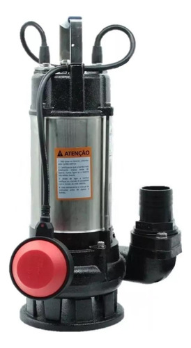 Bomba Submersa Limpa Esgoto Agua Suja E Drena Tanques Worker Cor Prateado 220V