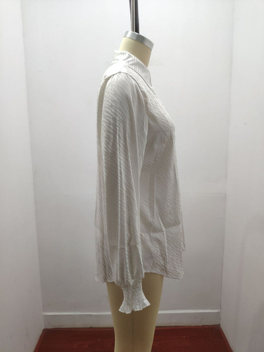 Camisa Mujer Moda Casual Suelto Elegante De Cebra Satén