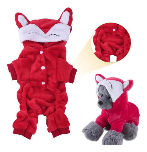 Poleron Chaleco Completo Pijama Polar Ropa Enterito Mascotas