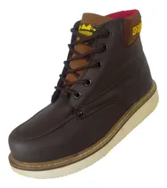 Comprar Botas Botines Casuales Para Caballero Piel Café Suela Blanca